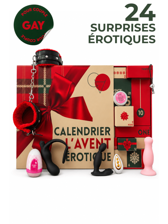 Calendrier de l’Avent érotique 24 surprises pour couple gay - 2026