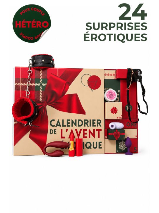 Calendrier de l’Avent érotique 24 surprises pour couple hétéro - 2026