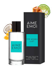 AIME ÉMOI Eau de Toilette de Séduction pour Femme 50 ml - RUF