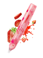Stylo corporel bodypaint comestible fraise - SP6267