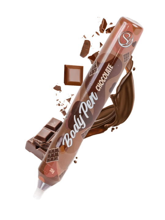 Stylo corporel bodypaint comestible chocolat - SP6268