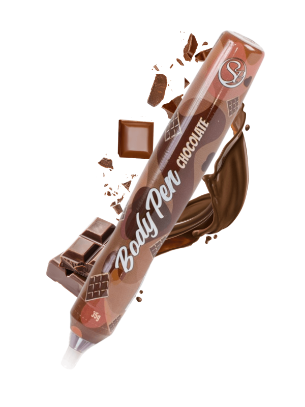 Stylo corporel bodypaint comestible chocolat - SP6268