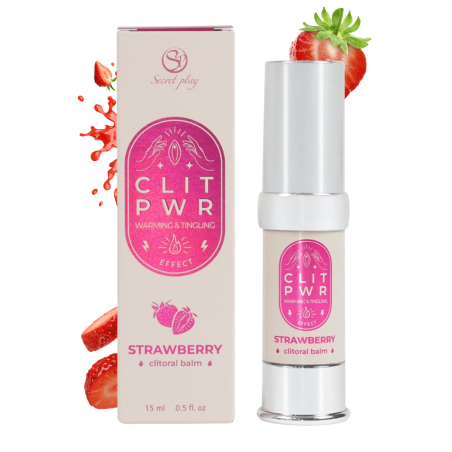 Baume stimulant chauffant pour clitoris Fraise 15ml - SP3715