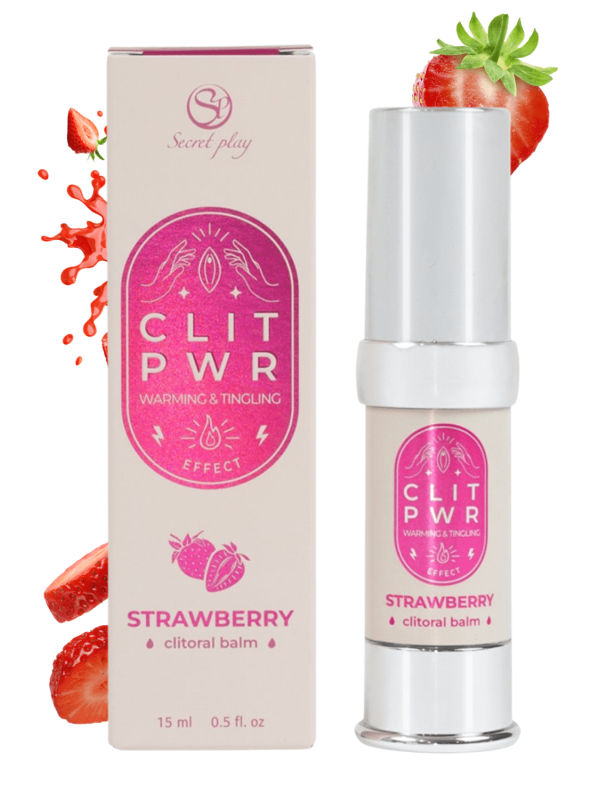 Baume stimulant chauffant pour clitoris Fraise 15ml - SP3715