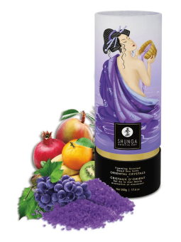 Sel de la mer morte aromatisé et moussant Fruits Exotiques  500 gr Shunga - CC7522