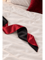 Bandeau satiné réversible rouge et noir, multi-usage - Dreamy Fetish